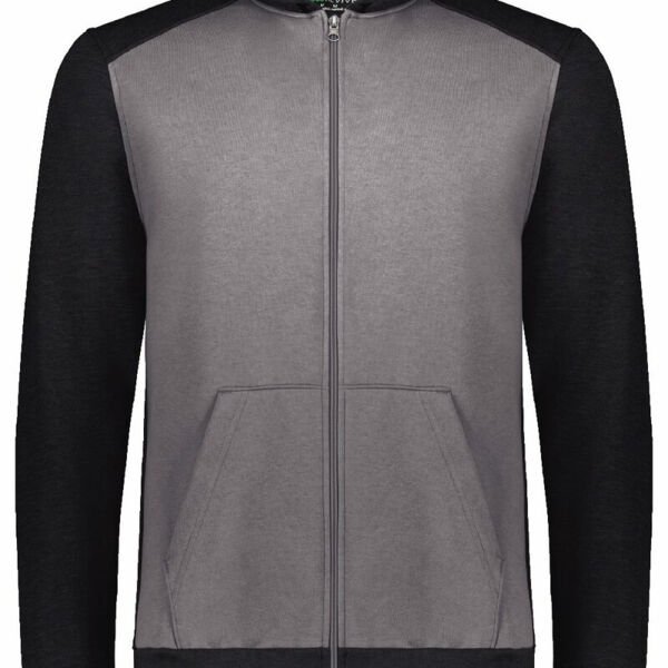 Youth Eco Revive™ Three-Season Triblend Fleece Full-Zip Hooded Sweatshirt Thumbnail