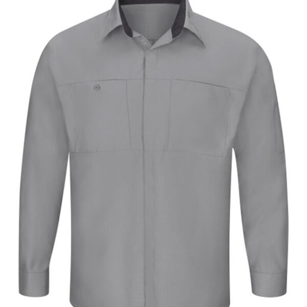 Men's Tall Performance Plus Long Sleeve Shirt with OilBlok Technology Thumbnail