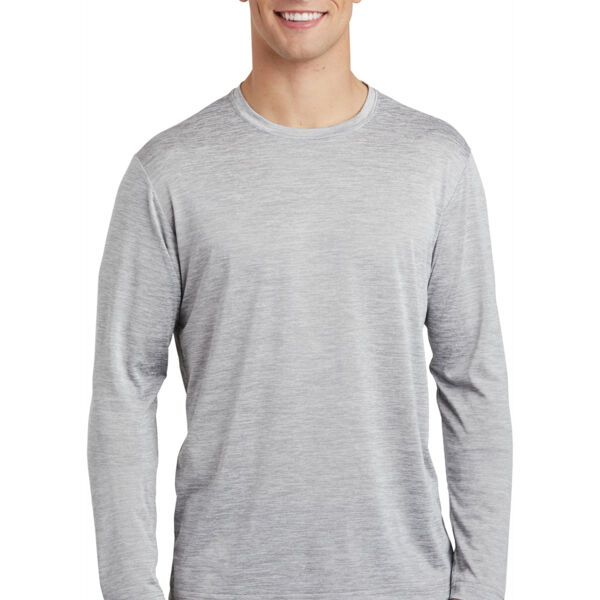 PosiCharge ® Long Sleeve Electric Heather Tee Thumbnail