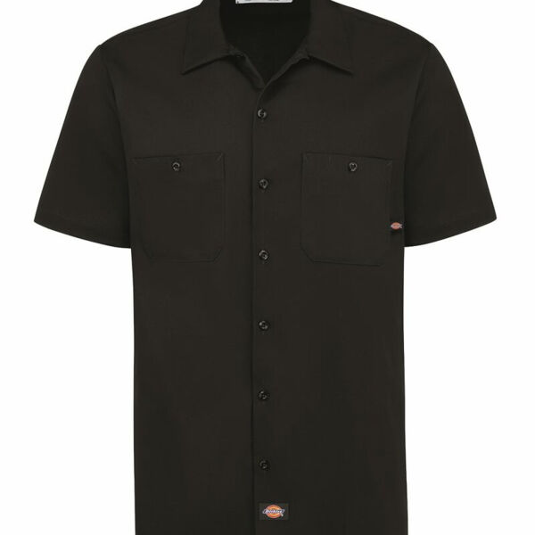Men's Industrial Short Sleeve Cotton Work Shirt Thumbnail