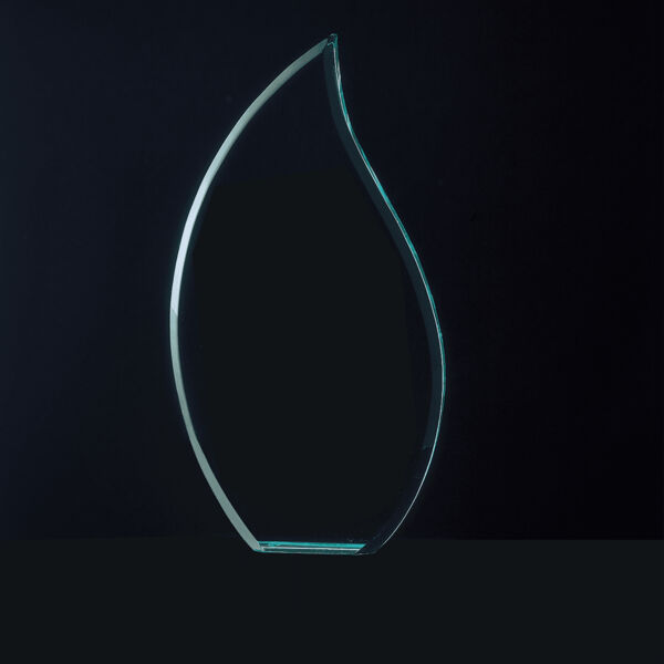 4 3/4" x 9" Flame Series Jade Acrylic Award-Upright Only Thumbnail