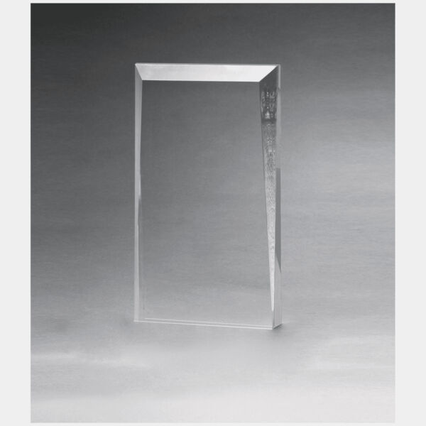 5" x 7 3/4" Apex Series Acrylic Award with Highlights-Upright Only Thumbnail