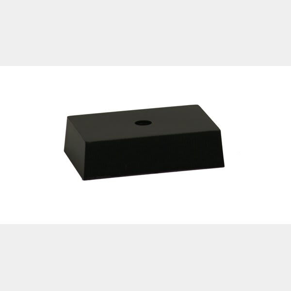 2" x 3" Center Hole Countersunk Big Plate Weighted Plastic Lid Thumbnail