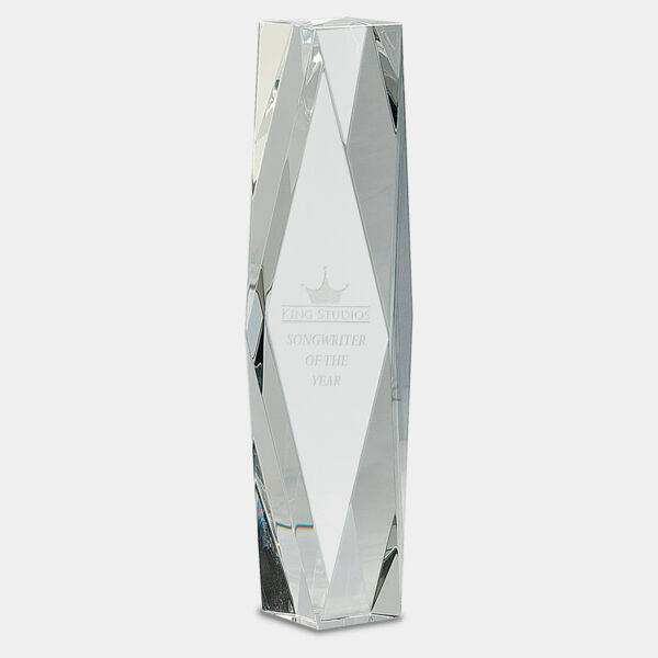 12" Crystal Facet Tower Thumbnail