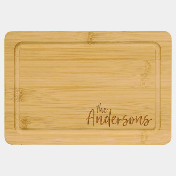9" x 6" Cutting Board with Drip Ring Thumbnail