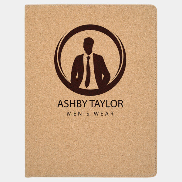 9 1/2" x 12" Cork Portfolio with Notepad Thumbnail