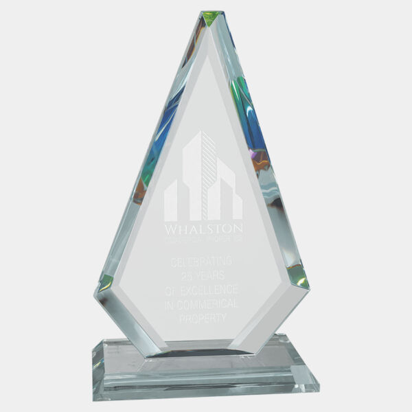 5 1/8" x 8 5/8" Diamond Series Jade Glass with Prism-Effect Top Thumbnail