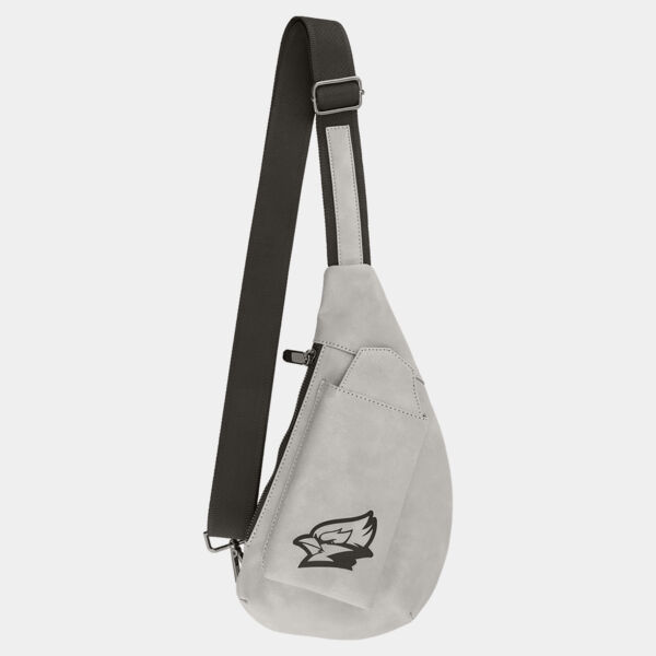 Crescent Bag - Laserable Leatherette, Creekside Collection, Light Thumbnail