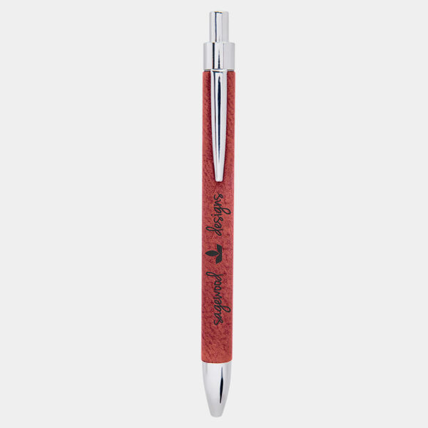 Rose Laserable Leatherette Pen Thumbnail