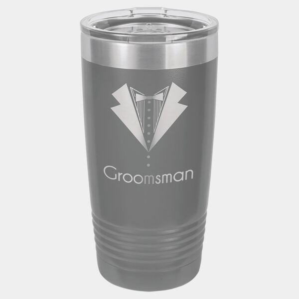 Polar Camel 20 oz. Dark Ringneck Tumbler with Standard Lid Thumbnail