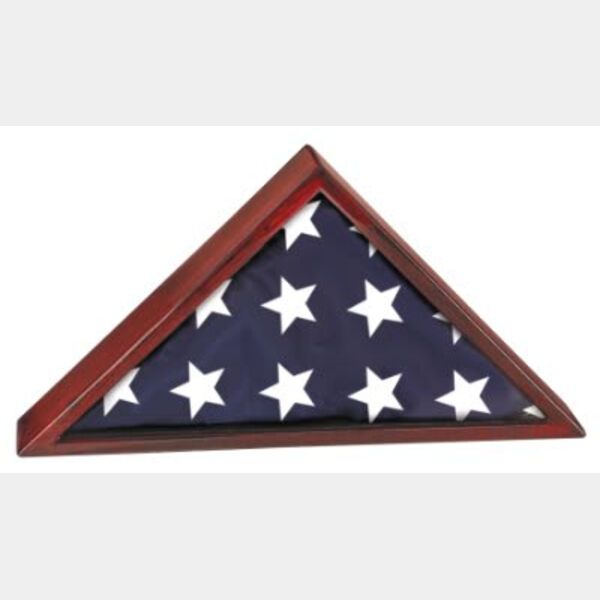 25" x 12 1/2" Piano Finish Flag Display Case Thumbnail
