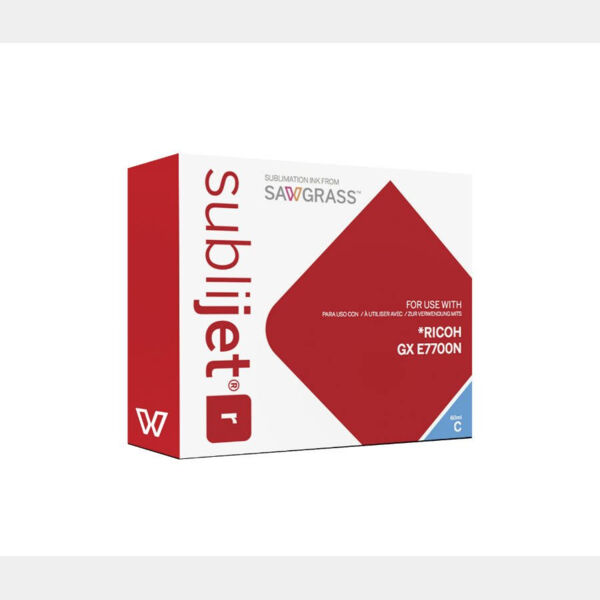 SubliJetR Cyan Ink Cartridge for Ricoh GXe7700N, 60 ml Thumbnail