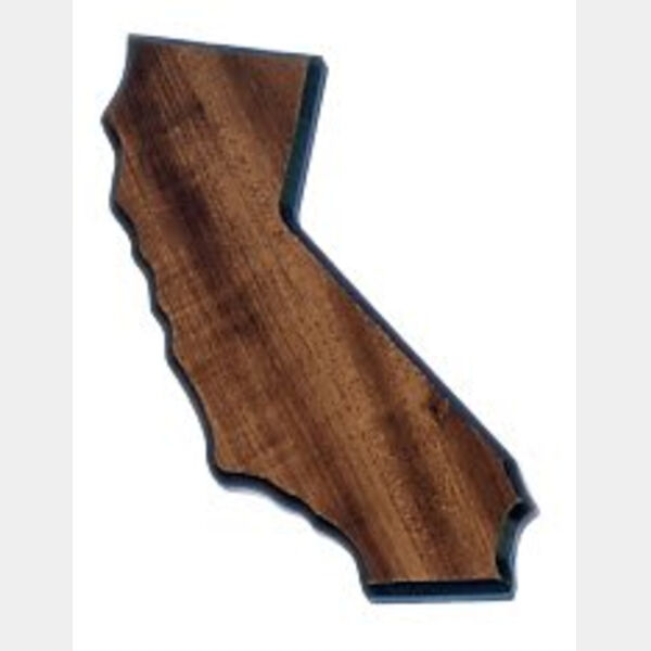 7" x 19 3/8" Finish Edge California State Plaque Thumbnail