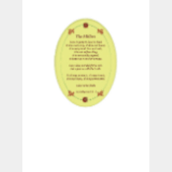 4.219" x 5.969" Gloss Unisub Hardboard Sublimatable Oval Insert for UN5783 Thumbnail