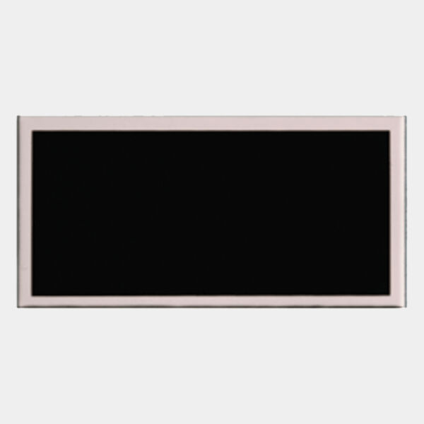 2 3/4" x 5 1/4" Laserable Aluminum Plate with Border and Adhesive on the Back Thumbnail