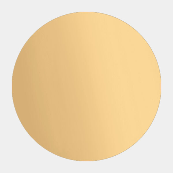 3" Brushed Brass Disc Thumbnail