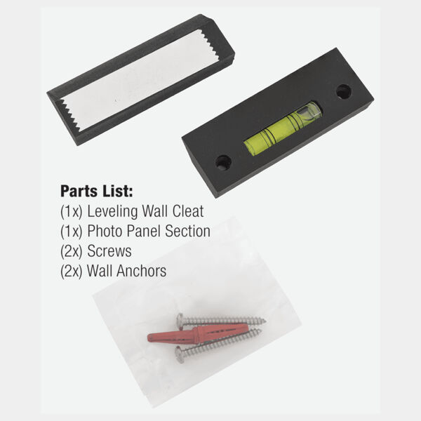 4 x 4 to 6 x 6 Photo 4-Way French Cleat Hanging System Thumbnail